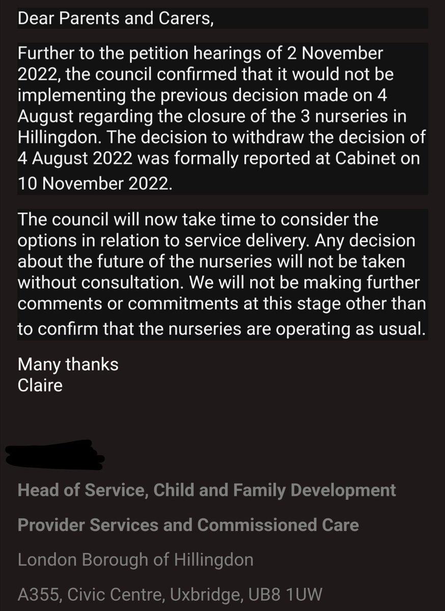 ♥️🗣️ BUSINESS AS USUAL 🗣️♥️

Nurseries operating as normal!

Great news for Hillingdon parents! 🙌