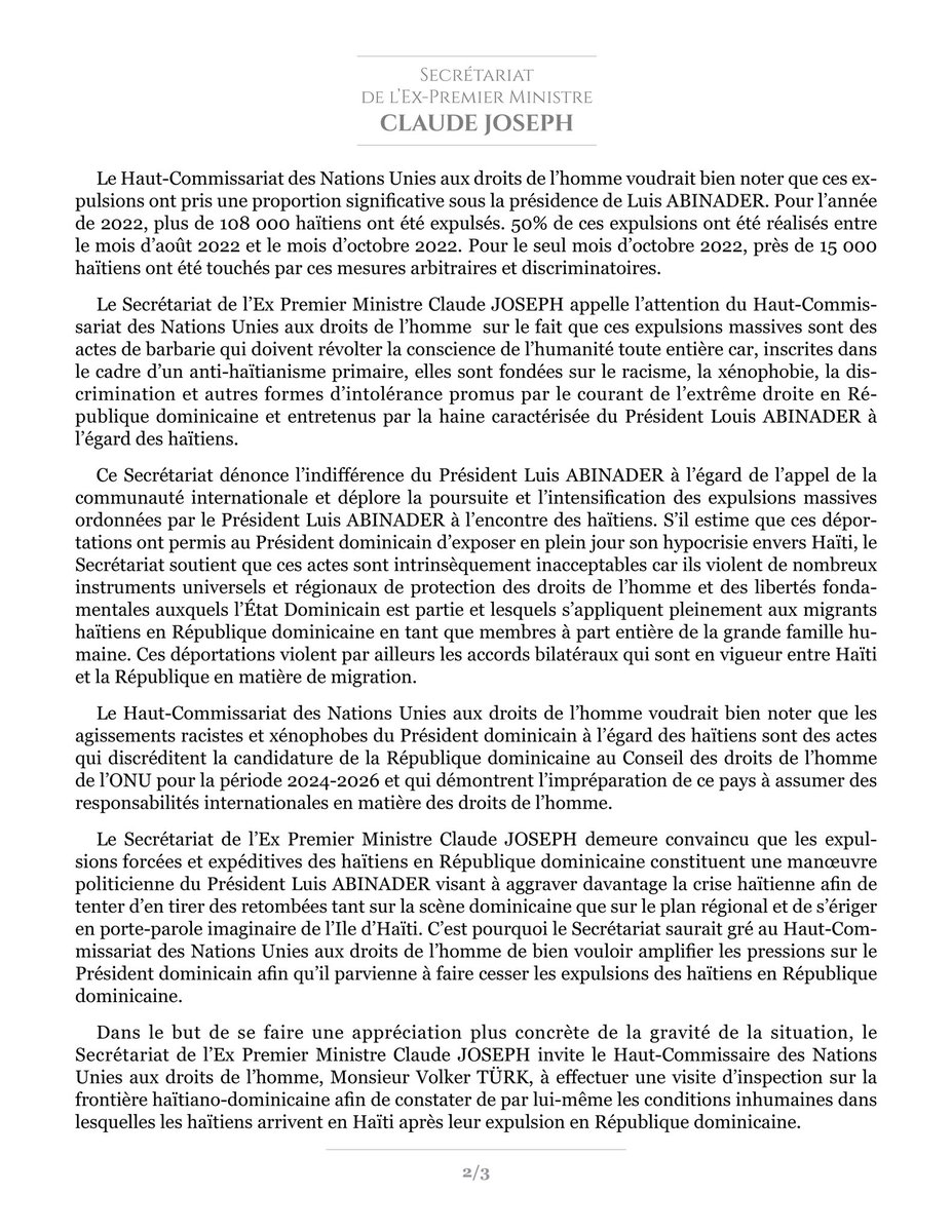 Claude Joseph, Ph.D. tweet media