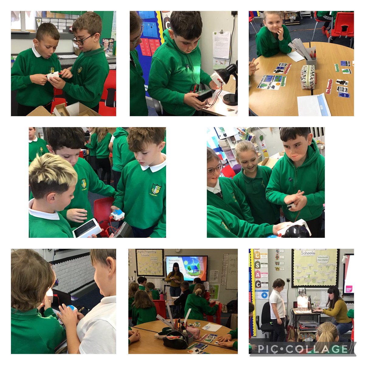 glanhowyprimary's tweet photo. Thank you @VISTAProject2 for providing such an engaging STEM project to pupils in #Glanfam5R today! We had so much fun learning about sustainability and investigating different ways to produce energy with renewable sources💚
@EAS_STEM @BlaenauGwentCBC @BethanCopner https://t.co/uFTlrDg2A2