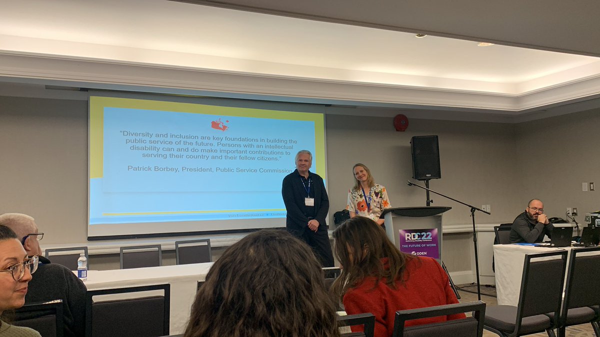 Amazing employment inclusion innovations, local,  and national collaborations being spearheaded by <a href="/LiveWorkPlay/">LiveWorkPlay.ca 🐝</a> and their national public service employment initiative. <a href="/odenetwork/">ODENetwork</a> #rdc2022 #futureofwork