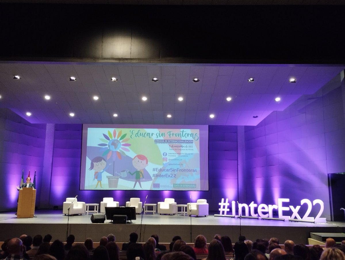 CEIPJuan23Zafra's tweet photo. Ayer asistimos a la "I Jornada de Internacionalización" #InterEx22 Mirando a Europa desde Extremadura #EducarsinFronteras @EUErasmusPlus @sepiegob @CPR_Zafra https://t.co/RJIuXWlyt1