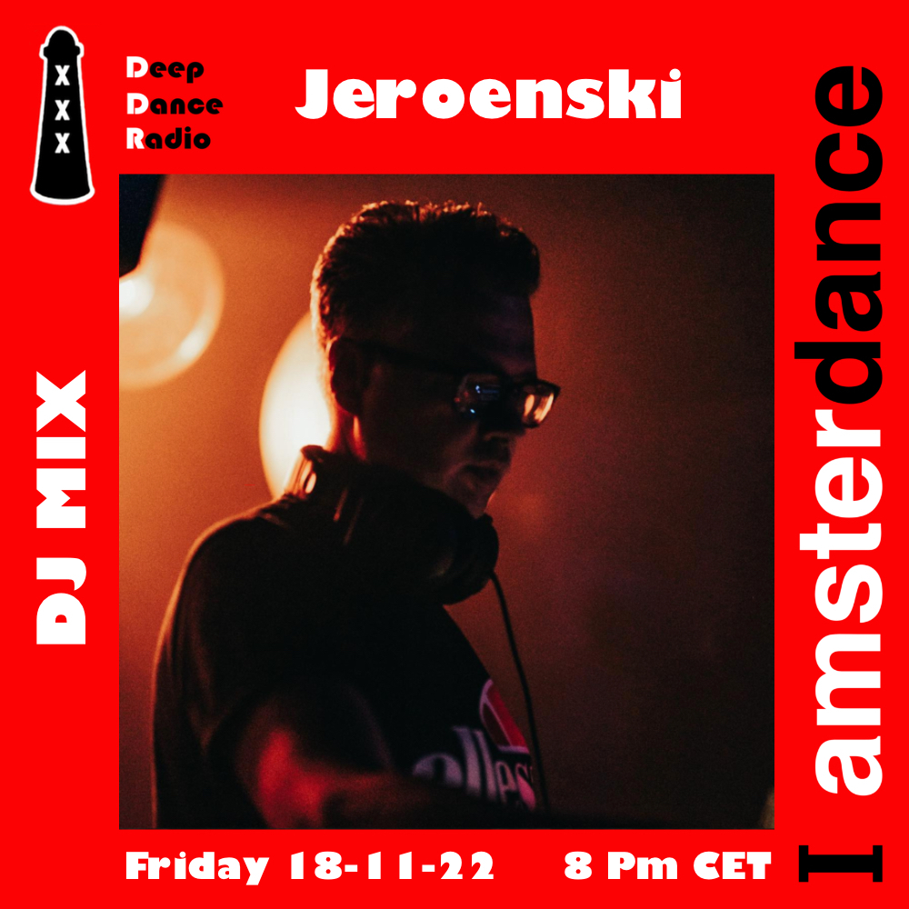 deepdanceradio's tweet image. Hi,

This Friday during the "I Amsterdance Night" we have a DJ Mix from DJ Jeroenski
at 8 Pm Get your Glitter dancing-shoes on fro a Nu Disco Mix💃🕺👯‍♀️👯

@real_jeroenski Hier Is Johnny @hierisjohnny #djjeroenski #iamsterdance #deepdanceradio