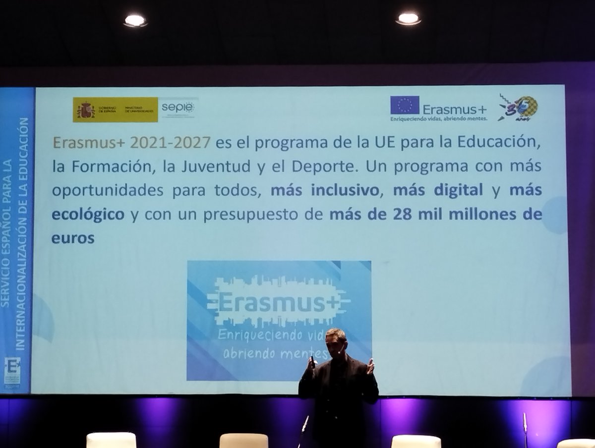 CEIPJuan23Zafra's tweet photo. Ayer asistimos a la "I Jornada de Internacionalización" #InterEx22 Mirando a Europa desde Extremadura #EducarsinFronteras @EUErasmusPlus @sepiegob @CPR_Zafra https://t.co/RJIuXWlyt1