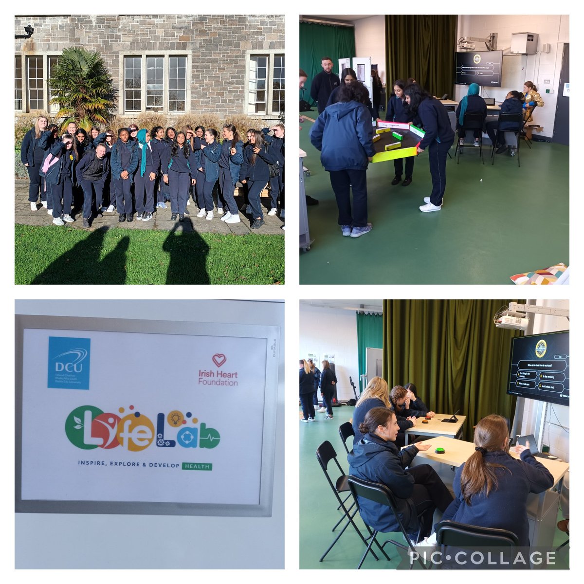 Transition Year students enjoyed a trip to @LifeLabDCU today to learn about Health Literacy as part of Science week. @stpaulsg #WellbeingWednesday