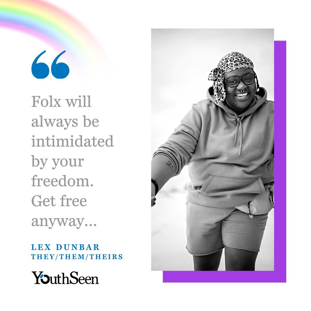 A little reminder this #wisdomwednesday from this weeks Community Highlight 💜

“Folx will always be intimidated by your freedom. Get free anyway”

Continue your day with kindness and resilience! 

#youthseen #transseen #campseen #blackpridecolorado #wisdomwednesday