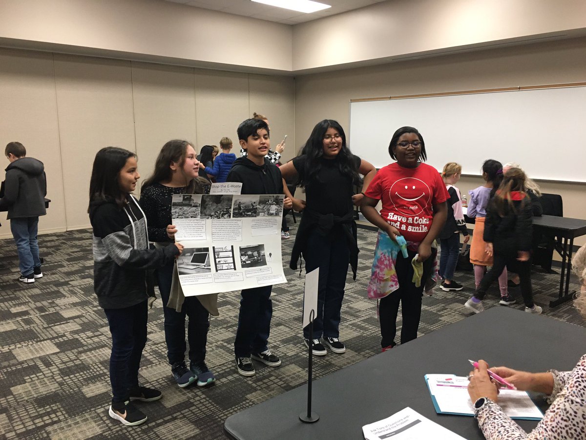 ChristineZessin's tweet photo. @EppsIslandKISD here at Day of Design collaborating to Erase the E-Waste๐ #kleininnovates https://t.co/naTzuySCuf