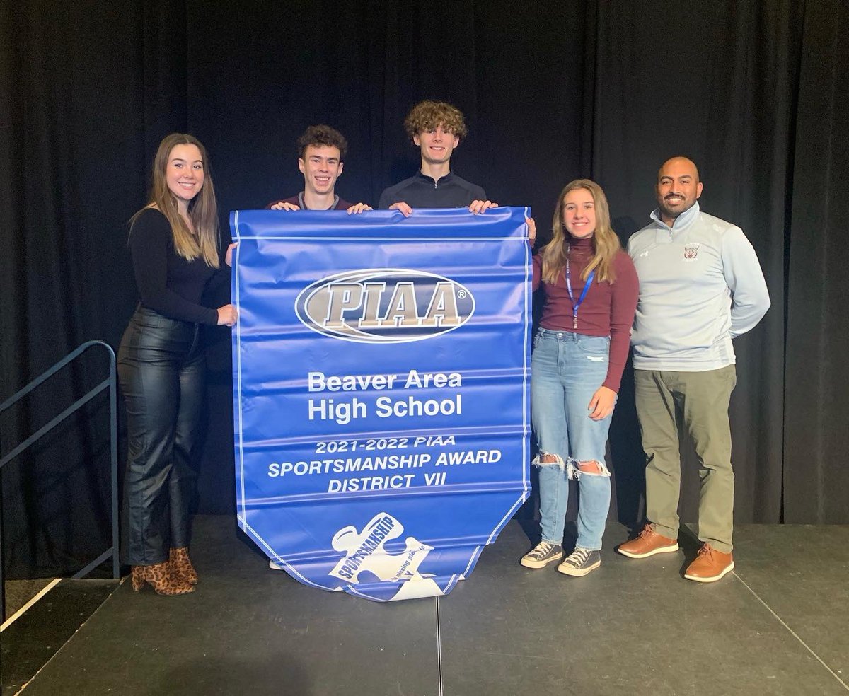 Your Beaver Bobcats were honored today at the WPIAL Sportsmanship Summit with their 1st ever WPIAL Sportsmanship Award. This is a testament to the amazing work by our student-athletes, coaches, administrators, and families. Congratulations to all the Beaver Bobcats! #BobcatPride