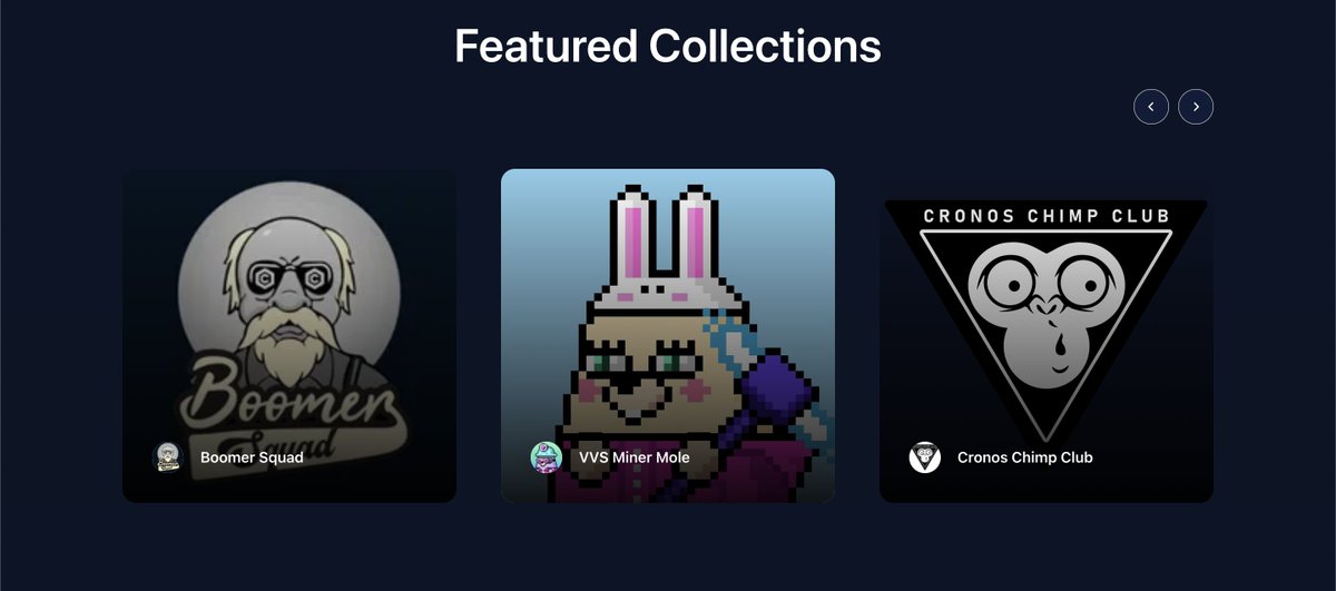 ✨Cronos Chimp Club is now featured collection on <a href="/CryptocomNFT/">Crypto.com NFT</a>