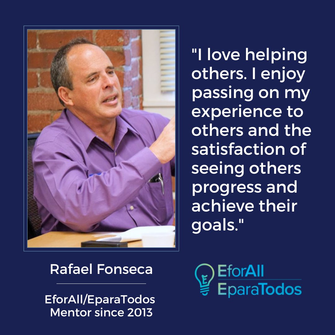 eforallofficial's tweet photo. Have you ever thought of becoming a mentor? 💡 If you love helping others succeed and reach their goals, keep reading because this is for YOU! 👍

You can learn more about upcoming Winter 2023 Accelerator mentorship opportunities and apply at https://t.co/ZgyQxqwIq8 https://t.co/yIINTc3fWQ