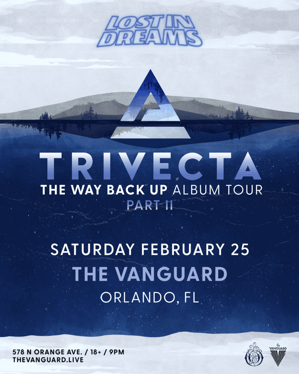 Vanguard407's tweet photo. Genre-blending bass aficionado @TrivectaMusic brings his ‘The Way Back Up Album Tour’ to Orlando for a night of mystical melodies with @ItsLostInDreams on Saturday, 2/25! ✨🤩 Tix On Sale THIS Friday 12PM EST → https://t.co/igCYiuow47
#TheWayBackUp #InsomniacEvents #MelodicBass https://t.co/ZwkvC3Aj7K