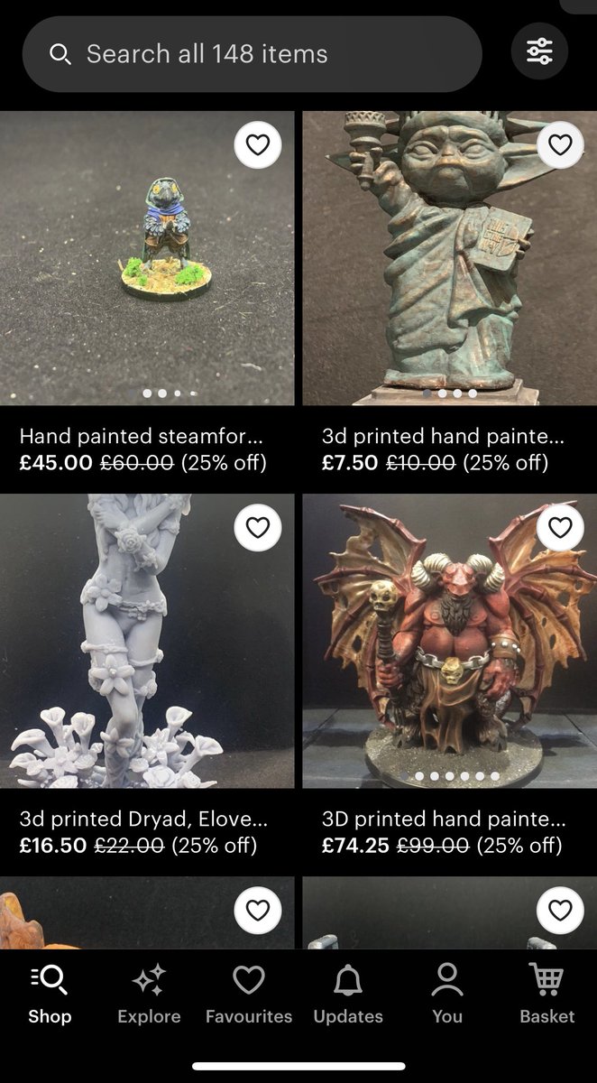 KoboldStarPaint's tweet photo. It’s time for the Black Friday sale, get 25% off all listed items in stock until December 1st 

https://t.co/Y4h0XDd8zm #dnd #miniaturepainting #etsy #blackfriday #blackfridaysale #dungeonsanddragons #minipainting https://t.co/6rLTRwYGJm