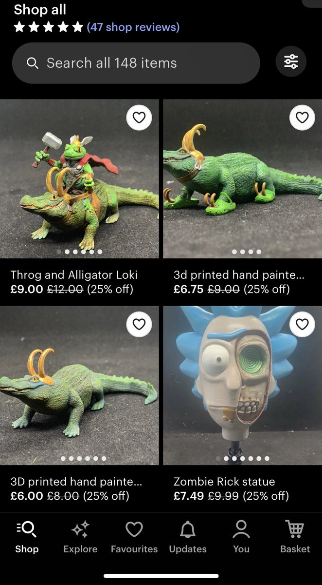 KoboldStarPaint's tweet photo. It’s time for the Black Friday sale, get 25% off all listed items in stock until December 1st 

https://t.co/Y4h0XDd8zm #dnd #miniaturepainting #etsy #blackfriday #blackfridaysale #dungeonsanddragons #minipainting https://t.co/6rLTRwYGJm