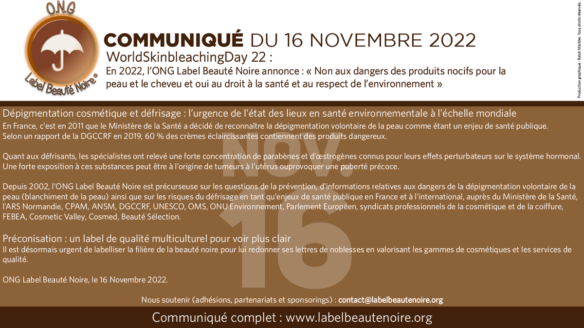 Label Beauté Noire Health & Research tweet media