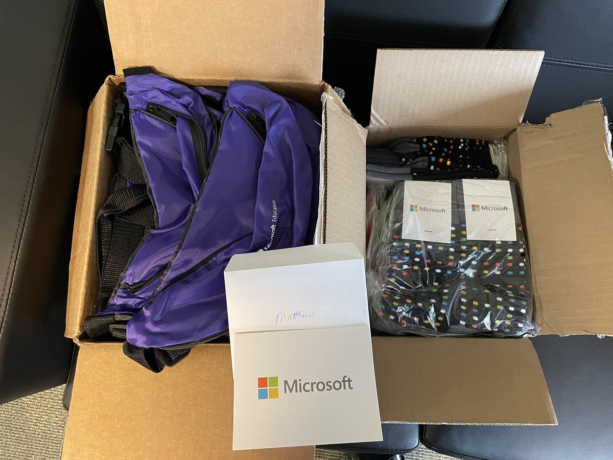 MatthewALanham's tweet photo. #Microsoft swag has arrived for the #PurdueData4Good competition! Thank you, @lletukas and your fantastic team for all that you’re doing for student success. #analytics #datascience #azure #ai #PurdueKrenicki #INFORMS #SIL https://t.co/AUYhjTopX3