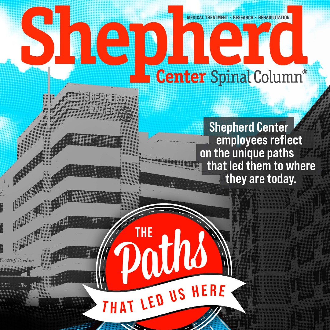The newest edition of Spinal Column magazine is all about our employees &amp; the paths that led them to find their Shepherd family❤️. You’ll also find patient stories, information about programs like the Complex Concussion Clinic, &amp; more!
 
Learn more here:
ow.ly/cfUS50LFQnk