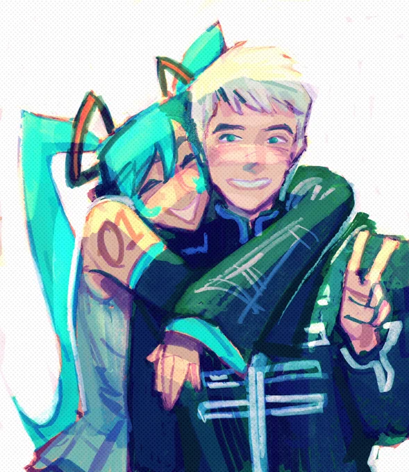 felt compelled to draw this. besties  