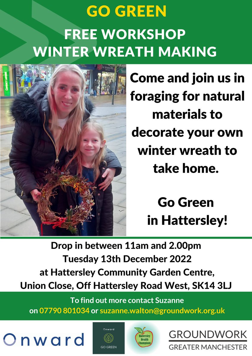 SuzanneGWK's tweet photo. A lovely enjoyable easy winter craft.  And all FREE!!  Hope to see you in Hattersley.   @Projects2019 @GroundworkGM @Onward_Homes https://t.co/rslh8df9xO