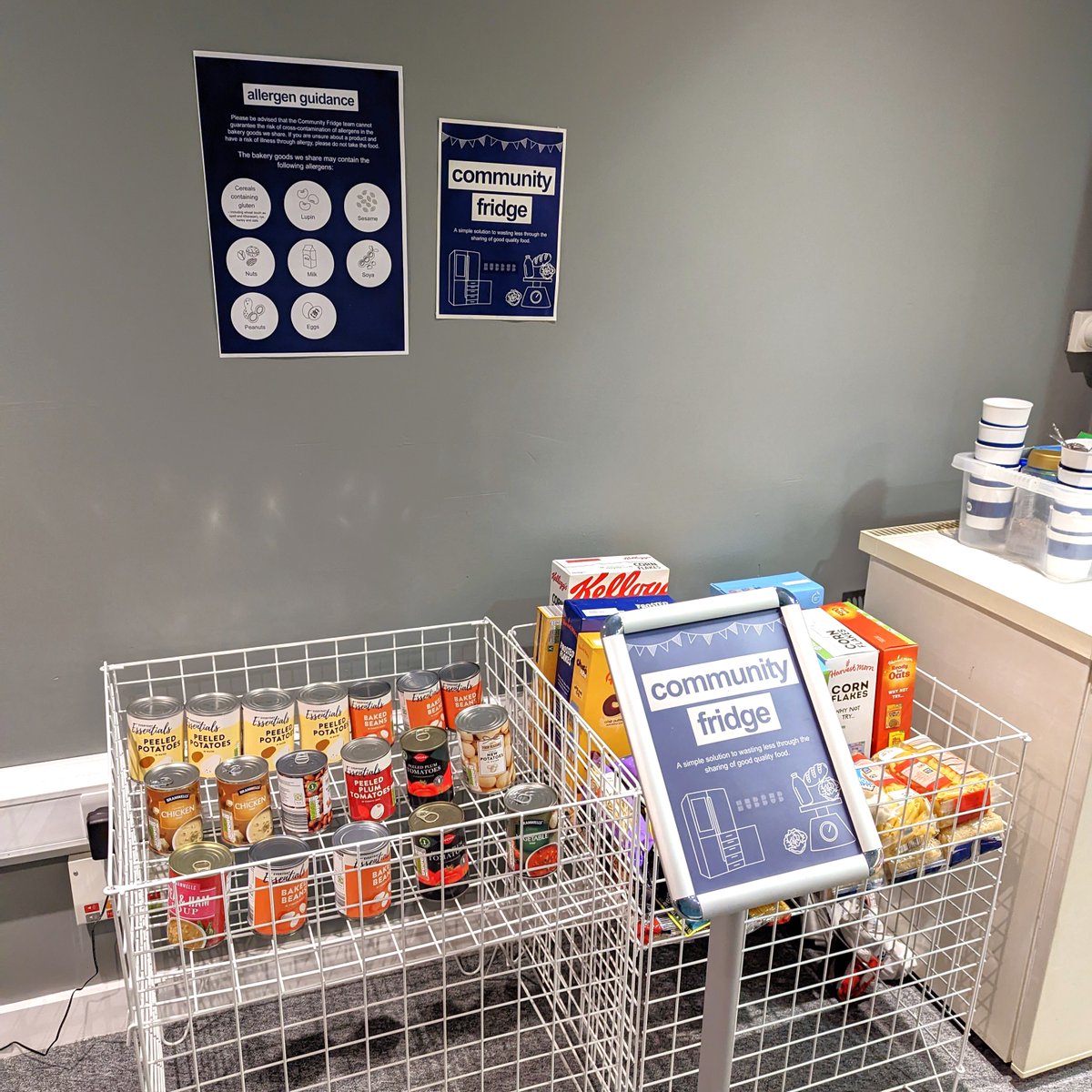 The UPSU Community Larder is here to help you through the cost-of-living crisis.
We hope to have tins, pasta, sauces, toiletries and more available to help those in need.

Opening Times:
10am - 4pm, Monday-Friday.
Location:
In The Hive, to the right of the entrance.