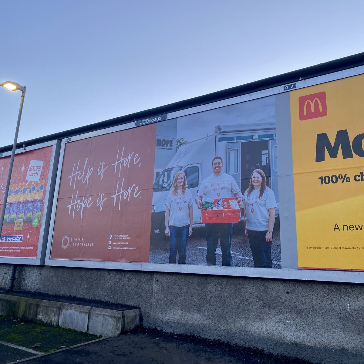It's great to see our campaign billboards up!

We are committed to getting our message of help and hope to as many as possible, that we are even willing to put our faces on a billboard! We think it works, but not sure Ricky’s teenage children agree 🤣 #embarassingdad #helphope