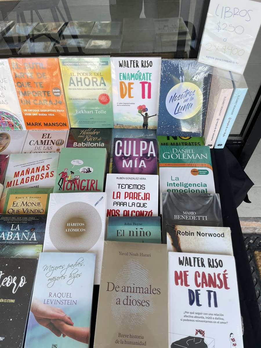 _MartinZamudio's tweet photo. Plebes abrimos un changarro de libros en Mochis, están todos en $250 y 2 x $400 🙌🏼

Échenos la mano con un RT porfa 🫶🏽🙏🏽 https://t.co/L9lDjG6YbA