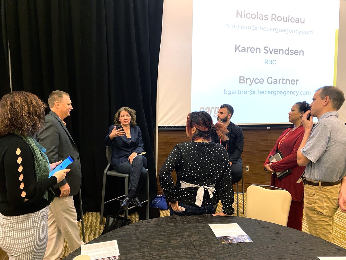 thecargoagency's tweet photo. Thanks to everyone who attended the Power Breakfast bright and early at the @FinancialBrand Forum. Did you miss us? Visit booth number 722 and let’s catch up.
#fbforum #b2bmarketing #b2b #b2sb https://t.co/DH5cvB6IfK