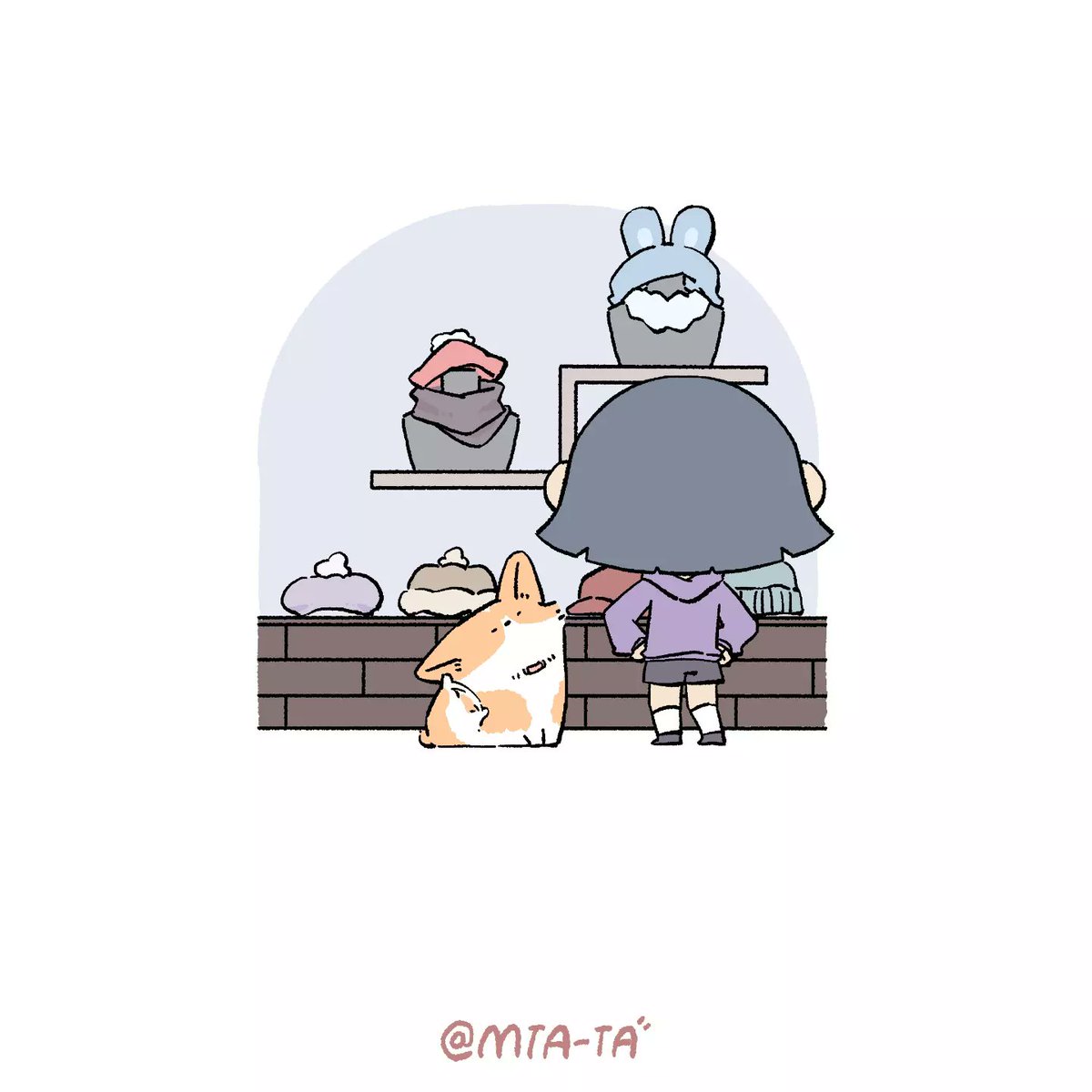 MTTTTA_TA's tweet photo. 🤗🤗🤗#画点怪东西 #Corgi #illustrated #illustration 
#artguide_illustration https://t.co/T4ehez1TAK