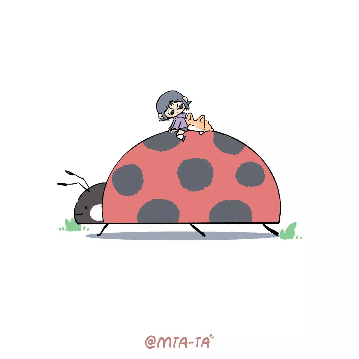 MTTTTA_TA's tweet photo. 🤗🤗🤗#画点怪东西 #Corgi #illustrated #illustration 
#artguide_illustration https://t.co/T4ehez1TAK