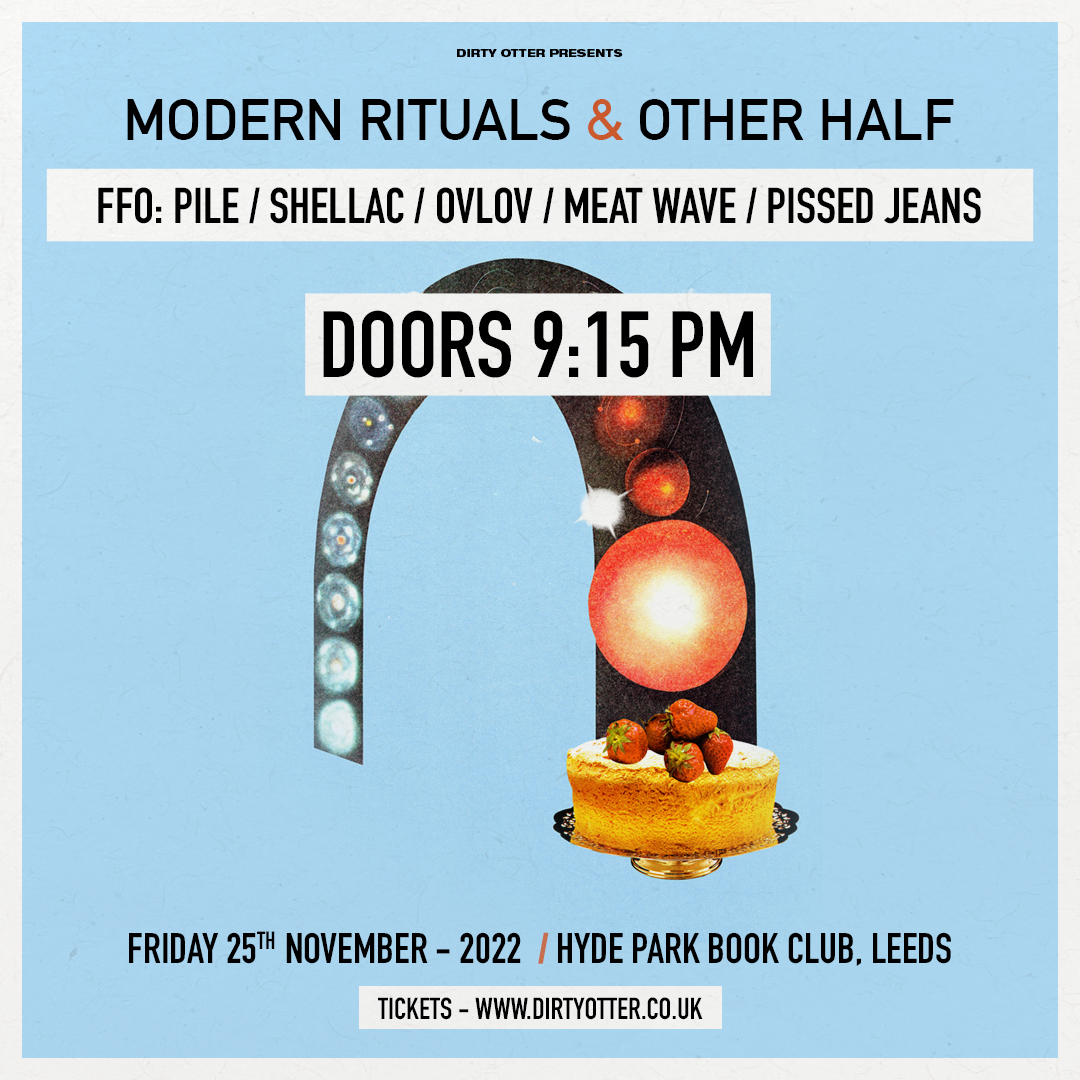 Dirty Otter (@dirtyotter) on Twitter photo HI, our next gig is <a href="/ModernRRRituals/">Modern Rituals</a> + <a href="/OtherHalfUK/">Other Half</a> next Friday at <a href="/HPBCLeeds/">Hyde Park Book Club</a> ! We have moved the times back so if you are watching the England game you will have time to come hangout after. (Also one of last times to see Modern Rituals!) HI, our next gig is <a href="/ModernRRRituals/">Modern Rituals</a> + <a href="/OtherHalfUK/">Other Half</a> next Friday at <a href="/HPBCLeeds/">Hyde Park Book Club</a> ! We have moved the times back so if you are watching the England game you will have time to come hangout after. (Also one of last times to see Modern Rituals!)