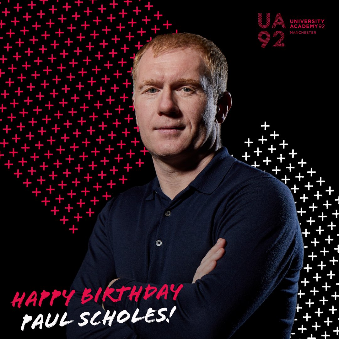 Happy birthday to our Co-Founder, Paul Scholes!

Have a great day, Scholsey  