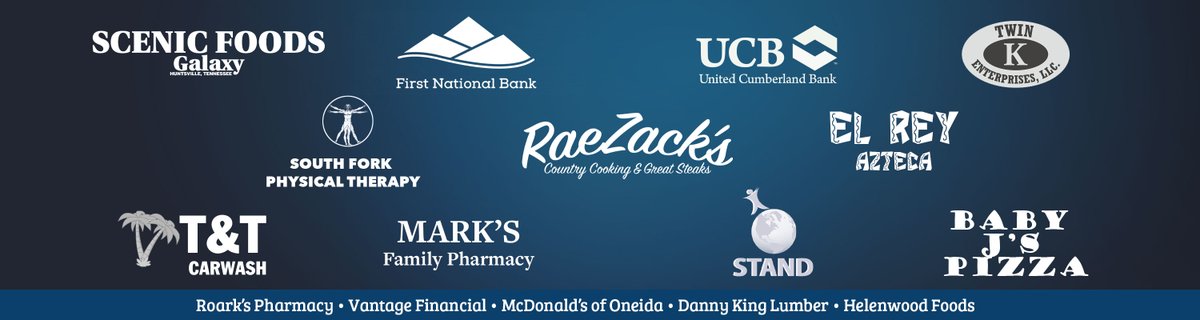 These are the folks who are on-board as sponsors for basketball season (thus far; additional support is always welcomed!) and we say THANK YOU! for helping us broadcast high school basketball in Scott County. 

First games are Monday!