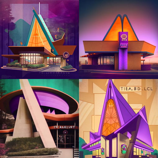 dansinker's tweet image. Taco Bell by Frank Lloyd Wright. I love that it&apos;s grabbing mainly from his Unitarian Church design.