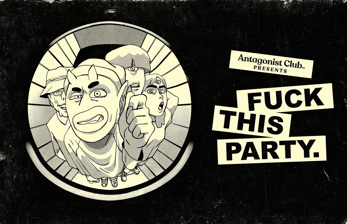 Antagonist Club's Weirdos "Fuck this party".
A Güeyzine Exclusive! Back it today at agueyzine.com before it's too late! Off-site crowdfunding is where is at!

And yes, it's a peephole.
#crowdfunding #fanzine #comics #indiecomics