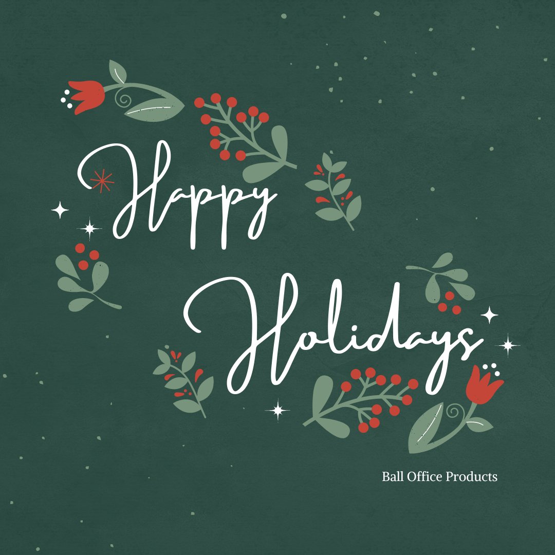 ballop's tweet photo. Happy holidays from our family to yours! #ballop #ballofficeproducts https://t.co/H4C8XZ9d4K