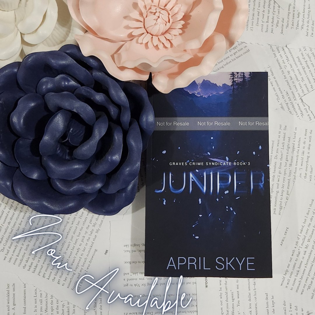 AuthorAprilSkye's tweet photo. #Juniper is #NowAvailable • Link in bio 💙
#GravesCrimeSyndicate #darkromance #whychoose #mafiaromance #gangromance #bookrecs #newrelease #romancebooks #sadbooks #emotionaldamage #newread #NovemberTBR #FallReadingList #booktwt #bookaesthetic #aesthetic #booksandflowers https://t.co/vgL3wbLNDM