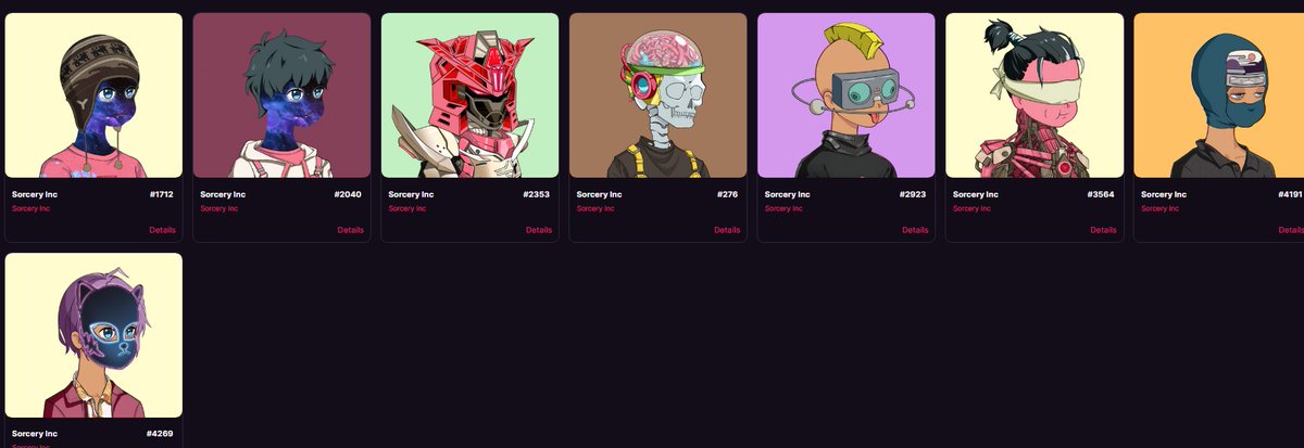 Ayooo!!! #Luv  my sorcery collection this project is bouta go crazyyy. Super bullish on <a href="/Sorcery_inc/">Sorcery (New)</a> @MetasVibe #Solana