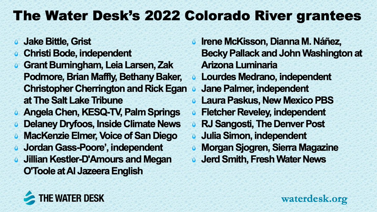 The Water Desk tweet media