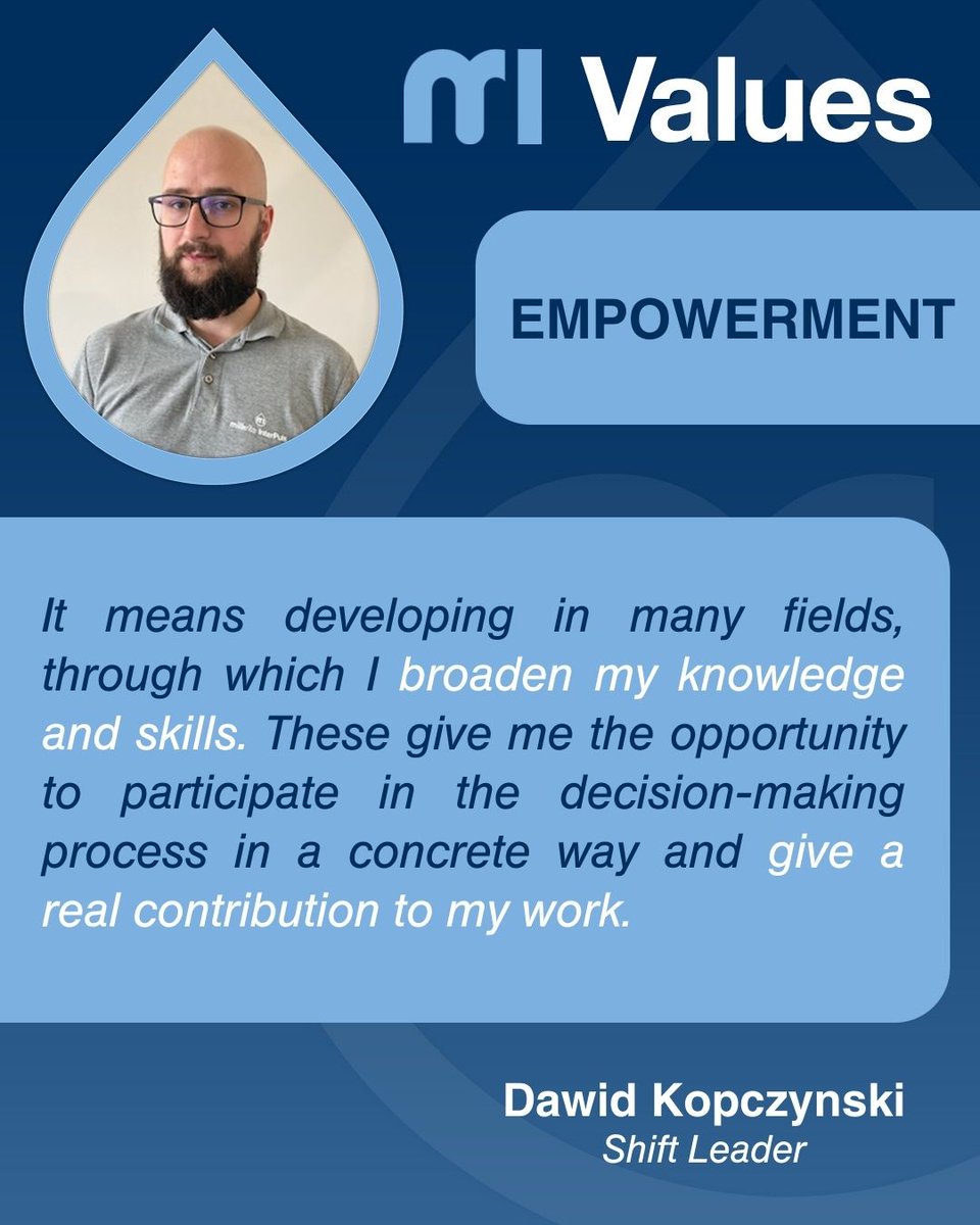 MR_ITP's tweet photo. Today, the journey across the #MIValues brought us to Empowerment 💪
Let’s explore it with Luca Monticelli, Italian Production and Quality Control Coordinator, and Dawid Kopczynski, Polish Shift Leader.
#BuildingaBrighterFuture #ImprovingEveryFarmWeTouch https://t.co/SIfYus7llM