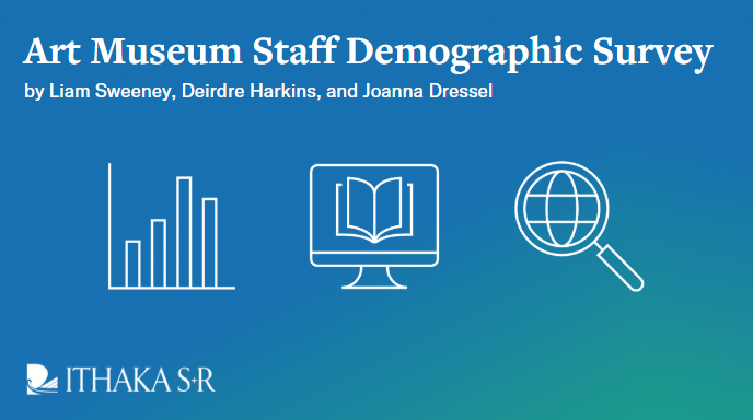 The <a href="/MellonFdn/">Mellon Foundation</a> &amp; Ithaka S+R Art Museum Staff Demographic Survey, in partnership with <a href="/AAMers/">American Alliance of Museums</a> &amp; <a href="/MuseumDirectors/">Art Museum Directors</a>, gathers data from 328 museums in North America, with demographic analysis of individuals and directors’ perspectives on DEIA issues. sr.ithaka.org/publications/a…