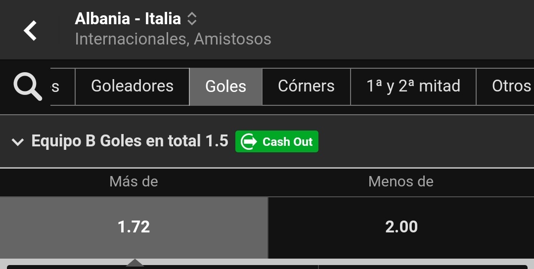 ElTioTipster's tweet photo. Albania vs Italia
+1.5 goles de Italia
#Stake4
.
.
.
#Apuestas
#ApuestasDeportivas
#Bet
#SafeBet
#bettingtips
#bettingtipster https://t.co/mfsjPm4DRG