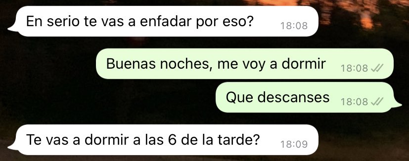 Yo cuando estoy molesta: