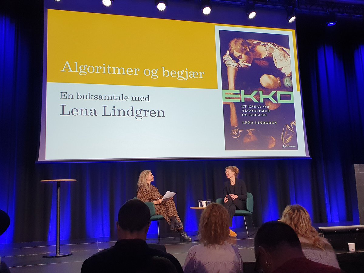 ath64's tweet image. Fornøyd med dagens #ungdata, spesielt intervjuet med Lena Lindgren om hennes bok Ekko, stekt anbefalt.