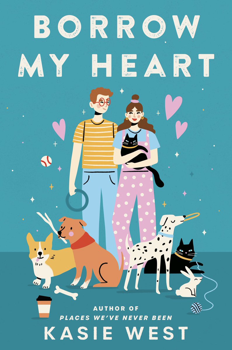 Cover reveal!! My next young adult contemporary romance, BORROW MY HEART, has a cover and it’s adorable! Out June, 13, 2023. (Cover art by Charly Clements) Preorder here now:  getunderlined.com/books/714588/b…