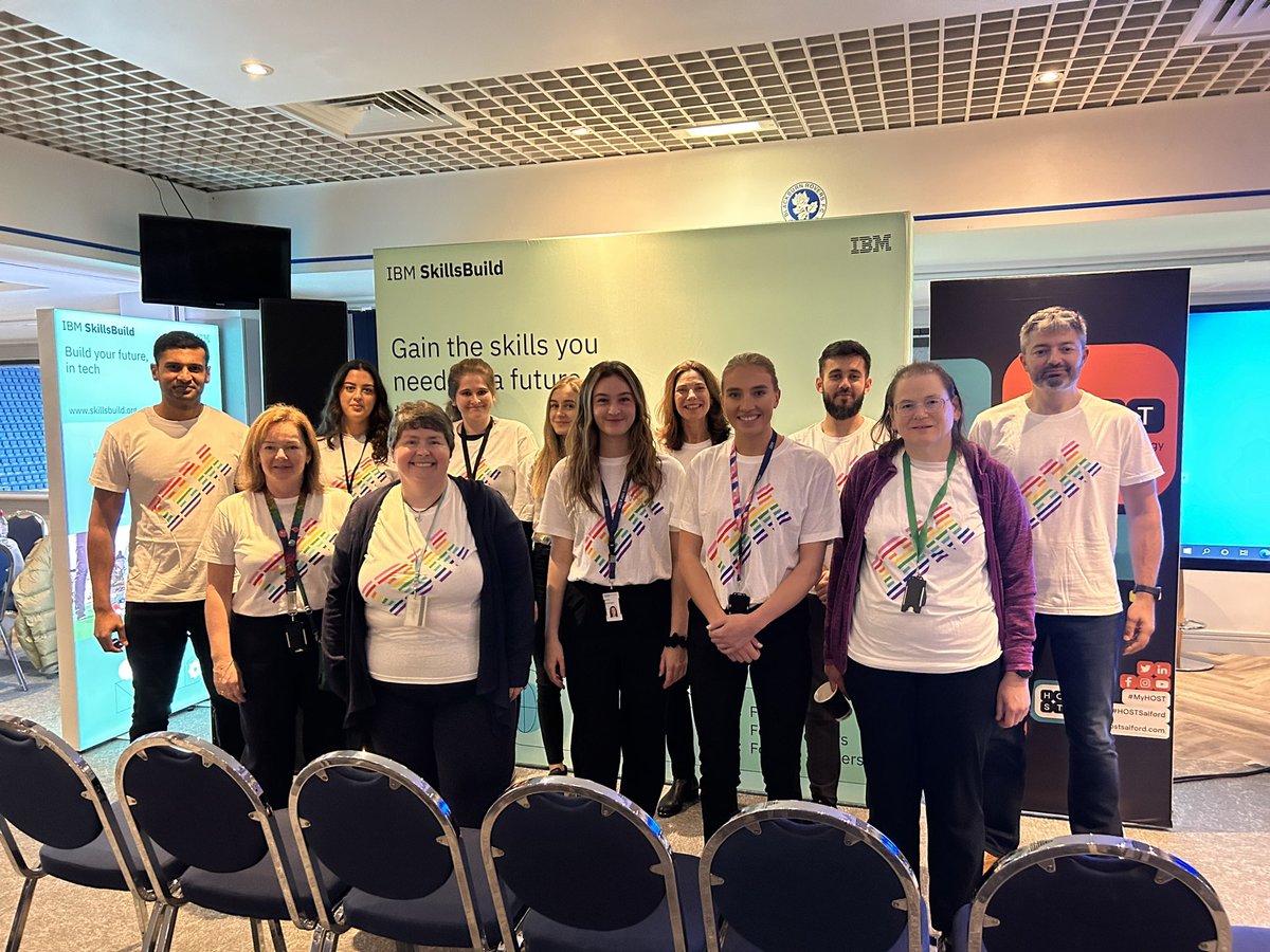mafinessmith's tweet photo. Really proud to be part of a great team of @IBMUKI volunteers at #cyberfirst Empower North West, supporting the next generation of cyber experts with #IBMSkillsBuild @hostsalford and @NCSC. Sign up to IBM SkillsBuild for free here – https://t.co/M9DkJhWCAV https://t.co/x1bTkhpzaC