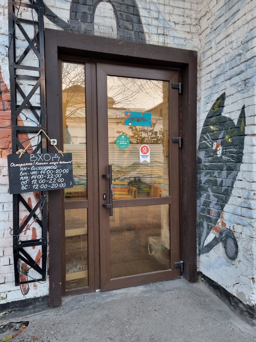 В Самаре на ул Молодогвардейская 66 находится котокафе Чукотка - место, где вы можете провести время с котами за 250₽/час.
Коты и кошки там из приюта "Надежда", они здоровы, привиты, кастрированы, с паспортами.
Понравился кот 😺 - можно забрать домой 🏡