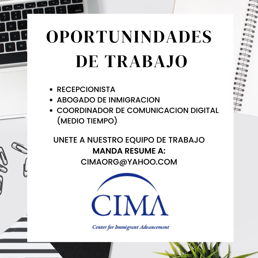 CIMAorg's tweet photo. CIMA tiene varias oportunidades de trabajo disponibles!  Comparte esta informacion con tus amigos y seres queridos que esten interesados en estas posiciones! https://t.co/qaItzyzKpO