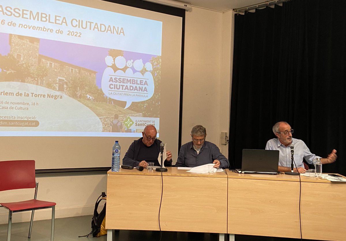 El febrer <a href="/juntsxstc/">Junts per Sant Cugat 🎗</a> vam presentar una moció per fer un procés participatiu per treballar els usos de Torre Negra, però el tripartit va votar-hi en contra. 
Avui fem una trobada amb mateix objectiu a proposta del consell de ciutat. Un debat necessari. 

juntspersantcugat.cat/junts-proposem…