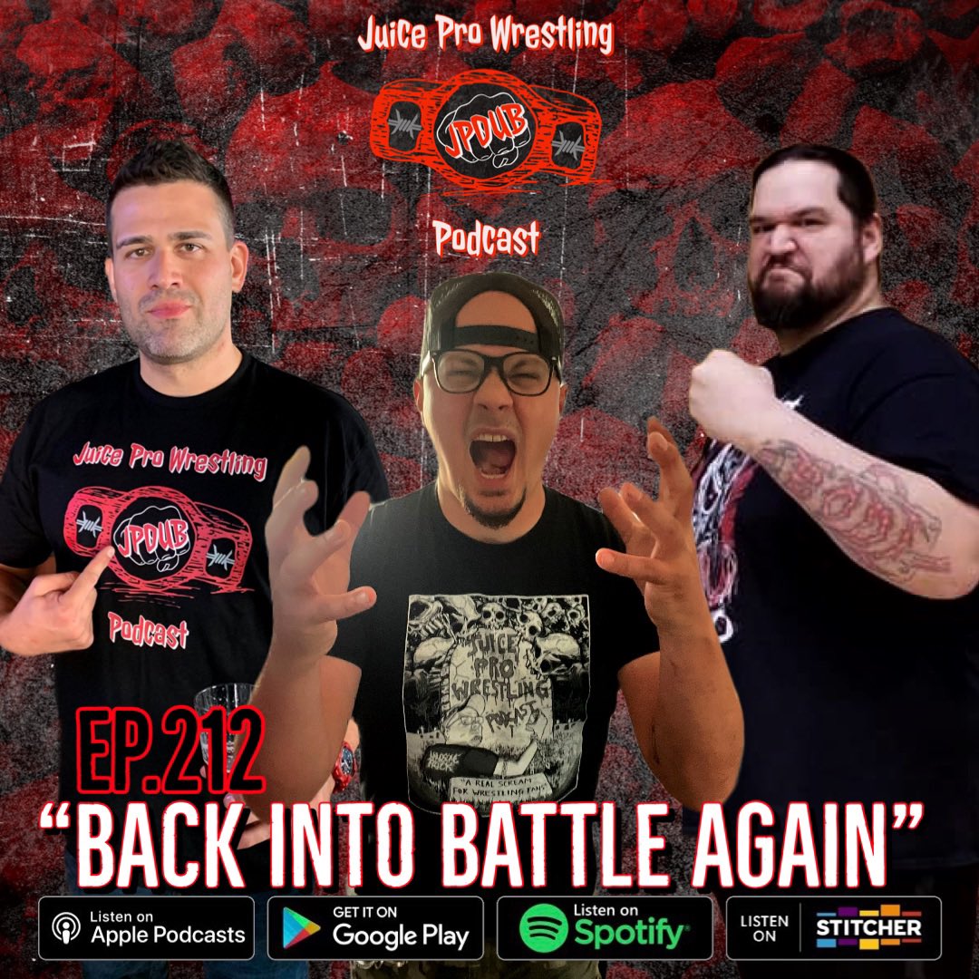 JuiceProPodcast's tweet photo. EP.212 https://t.co/TsLgcVDaNl
@Juicifuge @Sreten781 & @BodiSxAx are discussing #XPW #WWE #AEW @BLabelPro @nwa #HalfBaked2 new music from @sanguisugabogg & @200StabWounds #KevinConroy & much more!
#podcast #wrestling #comedy #sports #metal #PodernFamily #wetemup #jpdub ππ» https://t.co/9O12hGAOPj