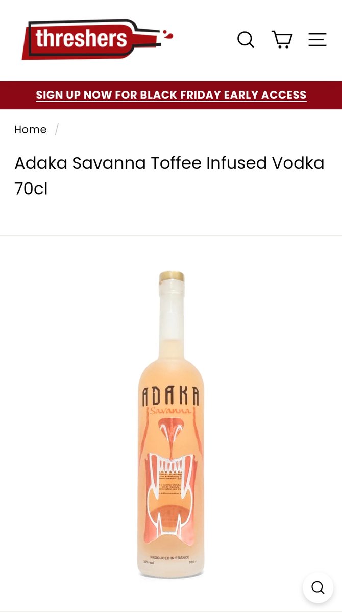 Proud to announce ADAKA is now available on Threshers 🦁🍸