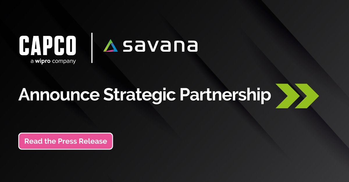 Savana is thrilled to announce a strategic partnership with Capco to help banks’ achieve true end-to-end digitalization to deliver frictionless omnichannel experiences to consumers.

Get the Full Story Here 👉bit.ly/3TJI7o1

#DigitalTransformation #DigitalDelivered