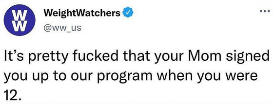 barrydeutsch's tweet photo. Love these.

(And fuck Weight Watchers.) https://t.co/68J2q5X12s